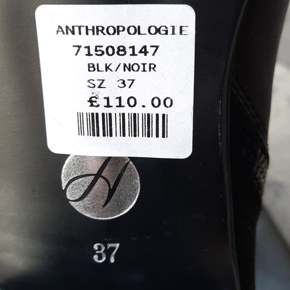 Hudson London Black Leather Eris Ankle Boots - Picture 10 of 12